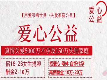 和硕捐卵助孕生子 爱心志愿者招募